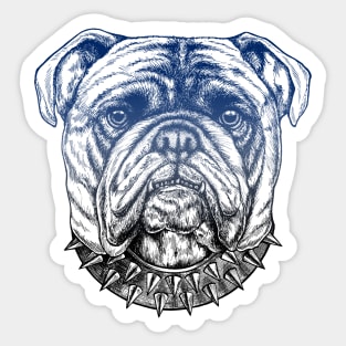 Gritty Bulldog Sticker